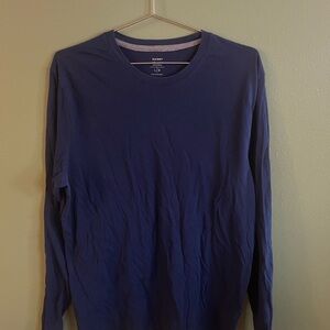 Navy Blue Long Sleeve Shirt